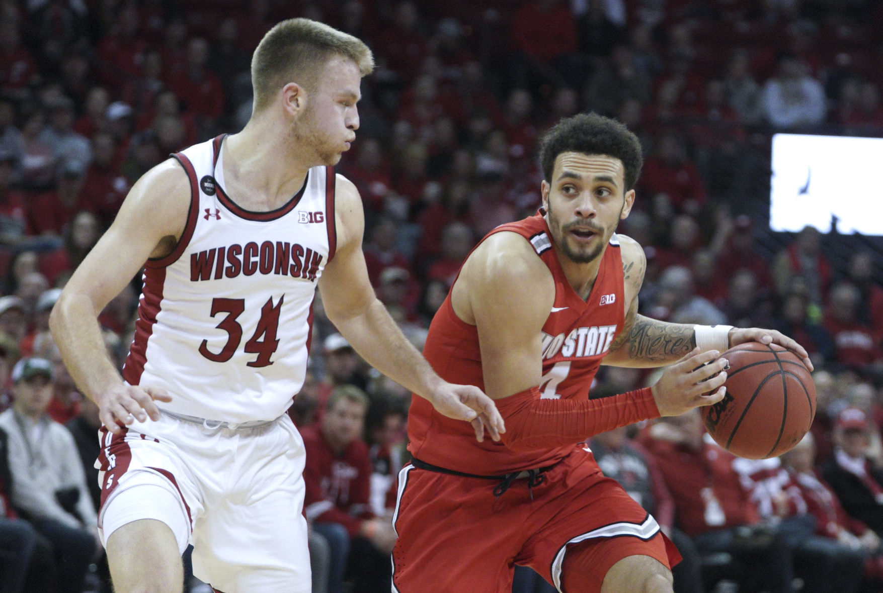 Badgers 70, Buckeyes 57